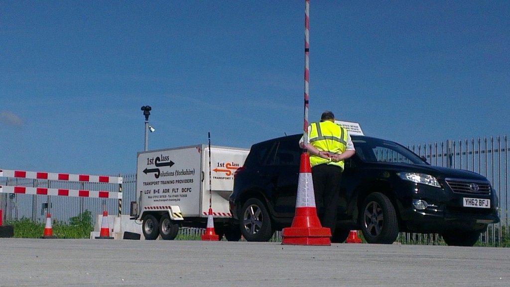DVSA test centre car and trailer test centre B+E driving licence Trailer licence