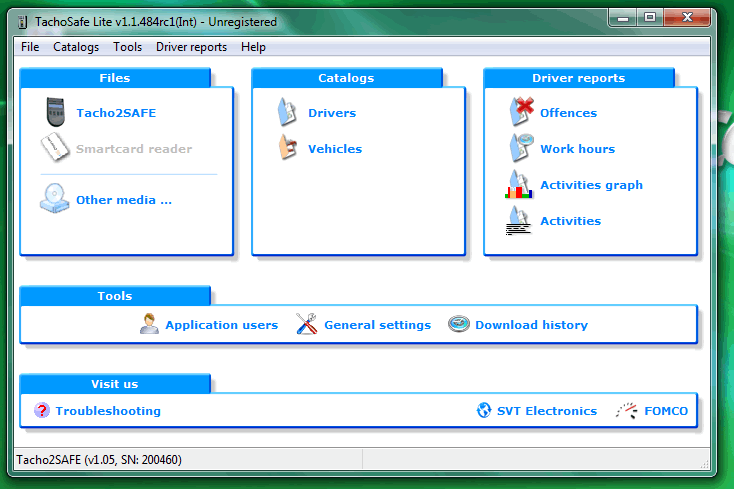 Tachograph Simulator